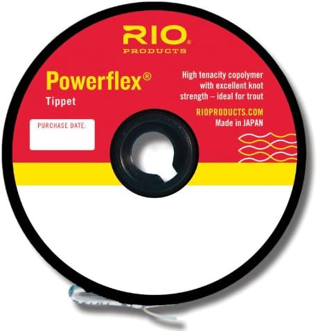 Rio Powerflex Tippet חומר 100 yd. סליל - מדריך סליל - דיג זבובים
