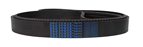D&D PowerDrive 6/3VX750 חגורת V עם חגורה משובצת, גומי
