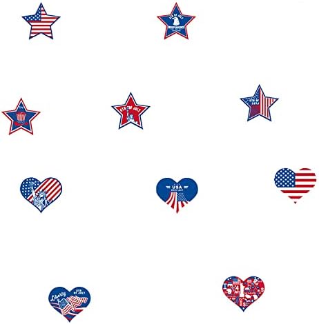 סטודיו ביתי הגדרת יום עצמאות אמריקאית יום דגל זכוכית זכוכית קישוט מדבקת מדבק דבק דבק עצמי כוכב אהבה סלון חדר שינה קיר קיר