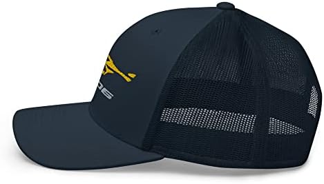 2023 מכונית ספורט ז06 ג8 וט להאיץ צהוב מותאם אישית נהג משאית כובע סנאפבק כובע