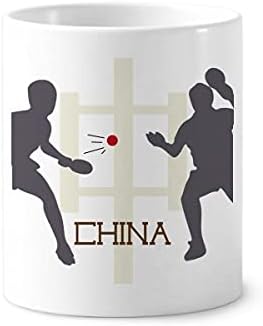 סין שולחן ספורט טניס טניס מברשת שיניים מחזיק עט