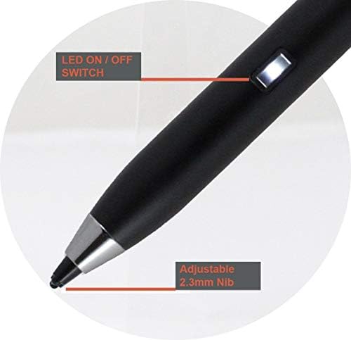 Broonel Black Point Point Digital Active Stylus Pen תואם את הטאבלט A121 10.1