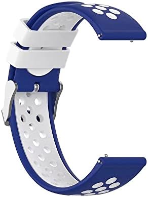 רצועת החלפה של ipartsonline תואמת ל- GTR 3 Pro Amazfit/GTR 3, Silicone Sport Watch Band תואם ל- Galaxy Watch 3 45 ממ צמיד