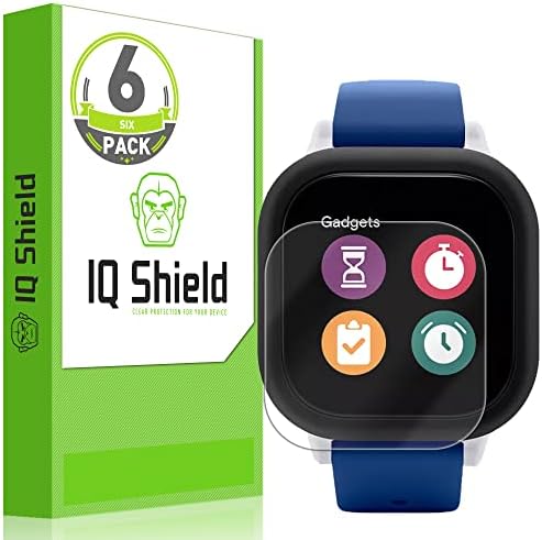 מגן מסך iQshield תואם ל- Verizon Gizmo Watch 2 סרטים נוחים אנטי-בועלים