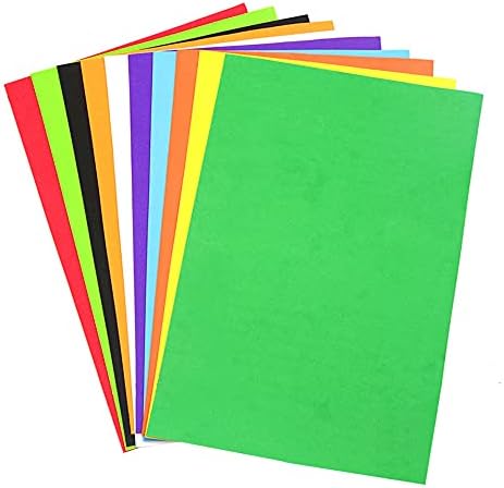 10 יחידות A4 ניירות קצף EVA עבה צבעים שונים מגוונים גיליונות קצף דבק עצמי ניירות ספוג מלאכת יד לילדים