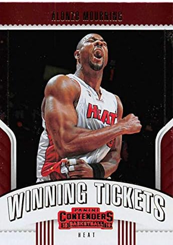 2018-19 מתמודדים של פאניני זוכים בכרטיסים מס '1 אלונזו מאבל מיאמי היט NBA כרטיס מסחר בכדורסל