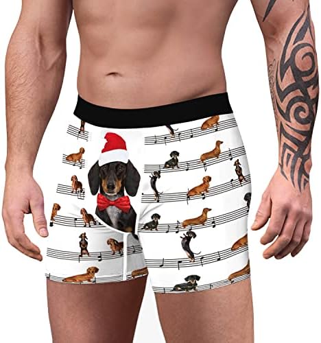 תקצירי בוקסר לכיס גברים - תחתוני הכדור המודאלי של מיקרו מודל תחתוני תחתוני חג המולד של מכנסי בוקסר לחג המולד מכנסיים