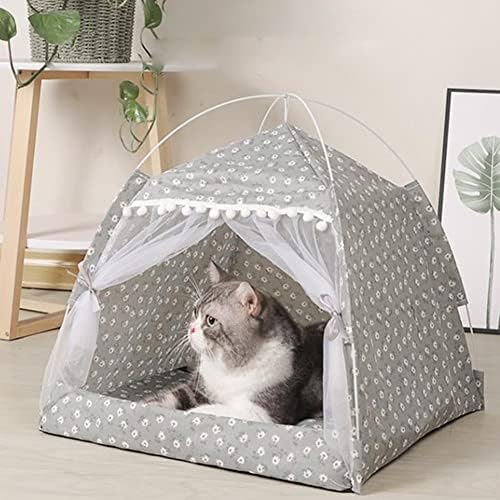 חיות מחמד אוהל מיטת חתול בית מפנק מוצרים עבור אביזרים לחיות מחמד קומפי מרגיע חתול מיטות לכלבים קטנים מיטת בית