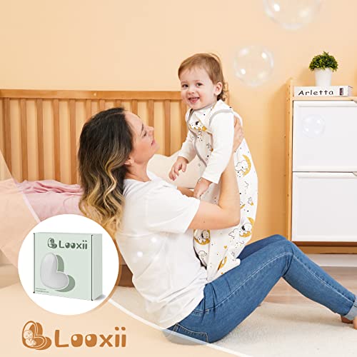 שקית שינה לתינוקות 0-6 חודשים 2 חבילה כותנה שמיכה לבישה לתינוק 0.5 טוג פעוט שק שינה עם רוכסן דו כיווני