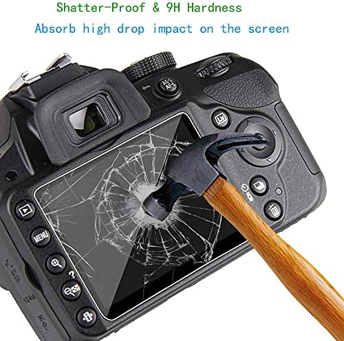מגן המסך של Fithom EOS R6 מתאים למצלמה נטולת מראה של Canon R6 מסגרת מלאה, קשיות 0.3 ממ 9 שעות, כיסוי מסך זכוכית מחוסמת