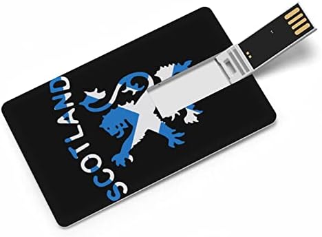 אריה משתולל סקוטלנד כרטיס סקוטלי USB 2.0 כונן הבזק 32 גרם/64 גרם דפוס מודפס מצחיק