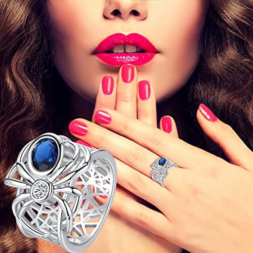 2023 חדש טבעת משובץ נשים של טבעת נשים של תכשיטי אירוסין טבעת זירקון אישיות אופנה טבעת טבעות גל טבעת