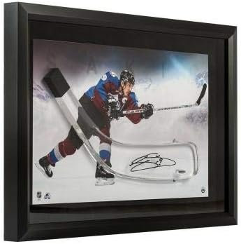 ג'ו סאקיץ 'חתום חתימה 17x25 צילום ממוסגר אקרילי סלידה מפולת מפולת אודא - מקלות NHL עם חתימה