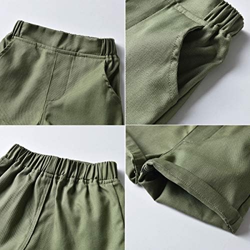 ג'וננג טוידר תינוק ילד 3 יחידות מכנסיים קצרים בהוואי סטים בגדים, תלבושות חוף קיץ עלה פרחוני לתינוקות