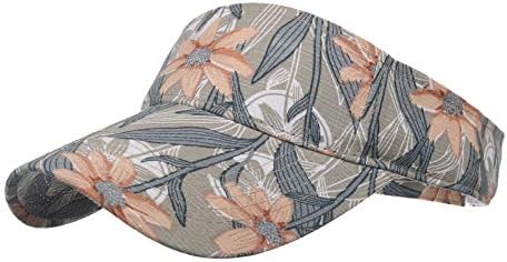 מתכוונן גבירותיי שמש כובע הופ נשים חוף ירך כובע בייסבול מתכוונן פרחי כובע ללא חולצות בייסבול כובעי נשים כובע