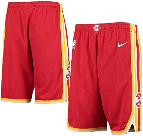 אטלנטה הוקס NBA Jordan Brand Boys Youth 8-20 מהדורת אייקון אדומה מכנסיים קצרים