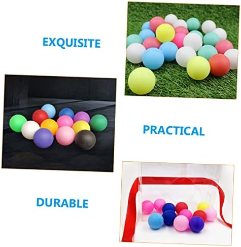 טניס טניס שולחן צבע 30 PCS לילדים כדורי פונג מפלסטיק כדורי טניס כדורי הגרלה כדורי הגרלה משחק כדורי הגרלה