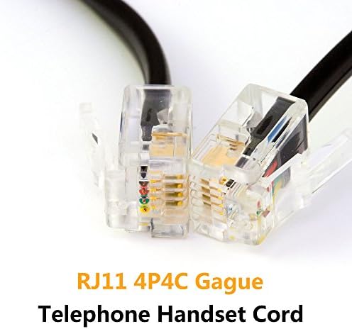 טלפון טלפוני מכשיר טלפון כבל כבל, אורך מפותל 1.2 עד 10 מטרים טלפונים טלפונים טלפונים טלפונים כבל כבל RJ9/RJ10/RJ22