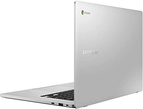 Samsung XE350XBA-K05us Chromebook 4 + Chrome OS 15.6 Full HD Intel Celeron מעבד N4000 4GB RAM 128GB SSD, Platinum Titan