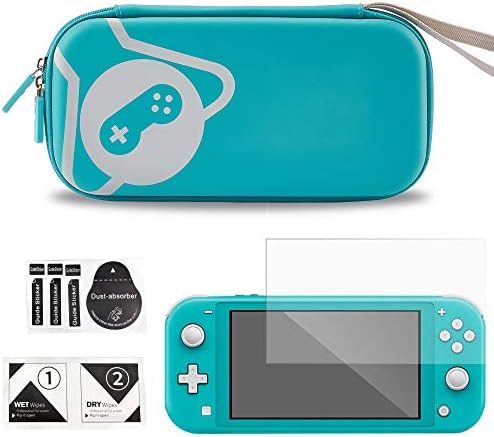 Funlab הנשיאה נשיאה ומגן מסך עבור Nintendo Switch Lite, תיק אחסון נסיעות נייד פגז קשה עם 8 מחסניות כרטיסי משחק