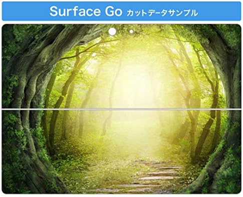 כיסוי מדבקות Igsticker עבור Microsoft Surface Go/Go 2 אולטרה דק מגן מדבקת גוף עורות 007948 יערות איור נוף צמח ירוק ירוק