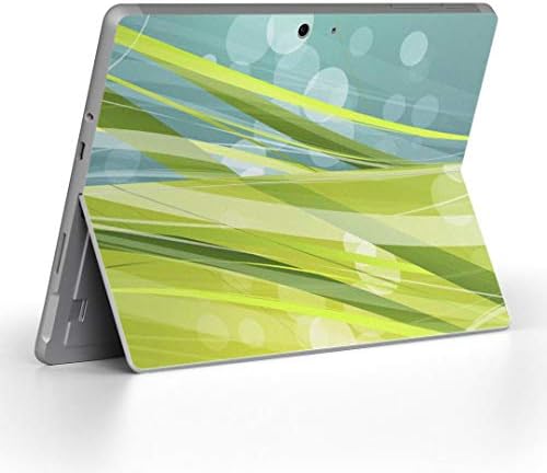 כיסוי מדבקות Igsticker עבור Microsoft Surface Go/Go 2 עורות מדבקת גוף מגן דק במיוחד 001834 דפוס פשוט ירוק ירוק ירוק
