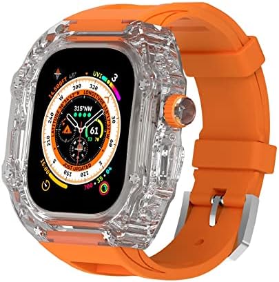 Trdybsk עבור Apple Watch Ultra 49 ממ פס סדרה 8 7 6 6 5 4 SE צמיד רצועת צמיד שעון שעון מוט ערכה מחוספסת כיסוי מגן