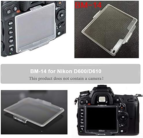 Pire Rock LCD מגן כיסוי מסך החלף BM-10 עבור Nikon D90 DSLR מצלמה ， מגן מסך עבור Nikon D90 החלף BM-10 BM10