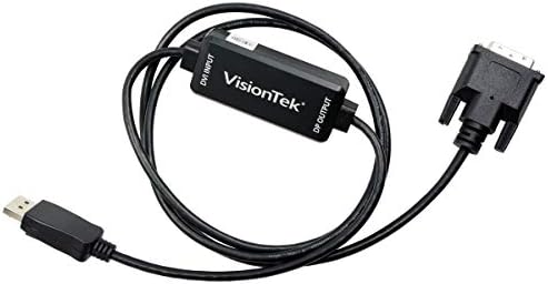 VisionTek DVI ל- DisplayPort כבל פעיל - 5 רגל, עבור Lenovo, Dell, HP, גרפיקה שולחנית ועוד