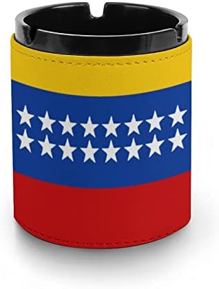 דגל גראן קולומביה פו עור מאפרה סיגריות מחזיק מגש אפר סיגריות לקישוט שולחן המשרד