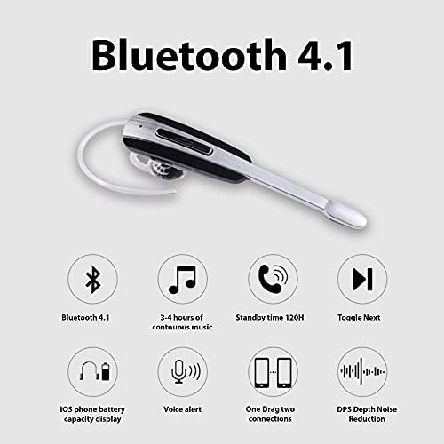 אוזניות Tek Styz התואמות ל- Samsung Galaxy Watch Active 2 באוזן Bluetooth רעש מבטלת אוזן