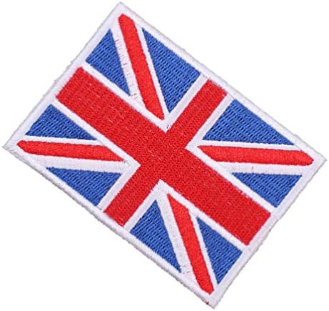 TERDYCOCO האיחוד הבריטי ג'ק רקום טלאים אנגליה דגל בריטניה בריטניה ברזל על תפירה על סמל טלאי מלאכה לאמנות עבור כובע