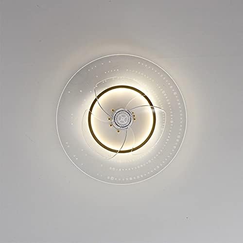 גופי מאוורר תאורה מקורה Kmyx מנורת מאוורר חדר שינה מודרנית מנורת מאוורר חדר שינה עם תאורת תקרת שלט רחוק
