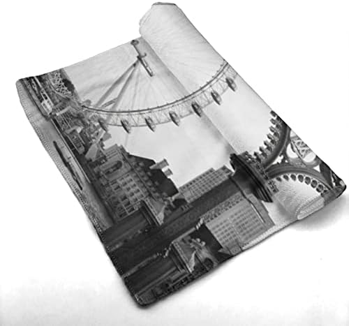 מגדל אייפל לונדון מגבת מיקרופייבר מגבת אורחת קישוטי אמבטיה ביתיים מגבת האצבעות עם ספיגה גבוהה