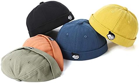 כובעי ילדים של OneFti כל עונות עונות חדשות רטרו כובעי כובעי כותנה יאפי כובעים 3-8 כובעי עור מלון בני 3-8 חפיסה 1 חבילה