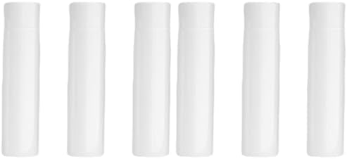 ZERODEKO 6 PCS פלסטיק בקבוקי איפור קרם קרם קרם לחץ על בקבוקי משאבה מיכל קוסמטי ריק 150 מל, Whitex2pcs, 4.3*18.4cmx2pcs,
