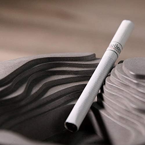 מאפרה Shypt, מפגש סיגריות אטום לרוח לשימוש מקורה, מחזיק אפר למעשנים, מגש אפר מעשן שולחני לקישוט משרד ביתי