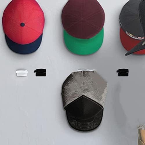 קיר ארגונית 12 יחידות דבק כובע ווי מינימליסטי כובע מתלה קיר פלסטיק כובע קולבי בייסבול כובעי מתלה לא קידוח