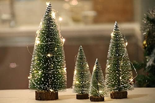 עץ חג המולד של אולסיז מיני ארז שולחן עבודה שולחן עבודה קטן של עץ חג המולד שולחן עבודה שולחן עבודה עמדת קישוטי חג המולד 20
