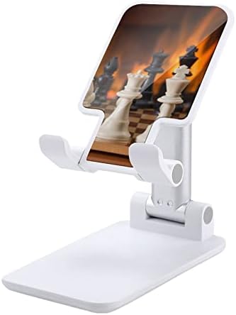 שחמט באש טלפון סלולרי עמד על מחזיק טבליות מתקפל אביזרי שולחן עבודה מתכווננים לעריסה לשולחן העבודה