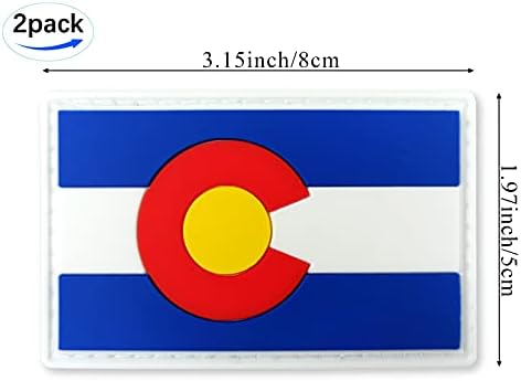 תיקון דגל JBCD קולורדו טקטי טקטי PVC וו גומי וולאה טלאי אטב