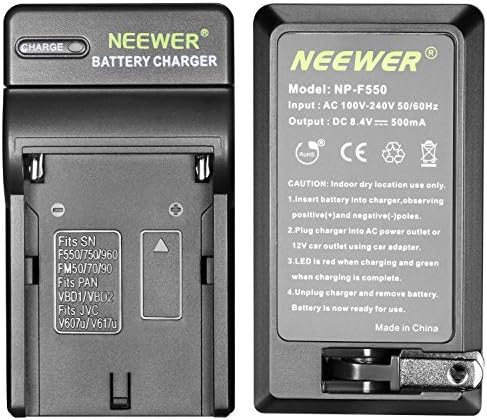 Neewer AC מטען קיר מטען סוללות עבור Sony NP-F550/F750/F960/F330/F570 PA-VBD1 PA-VBD2 סוללות