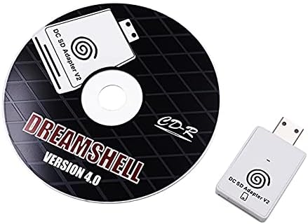 XHSESA מעשי SD CARD CREAD מתאם עם CD עבור SEGA DREAMCAST DREAMSHELL v4.0 אביזרי מכונות משחק