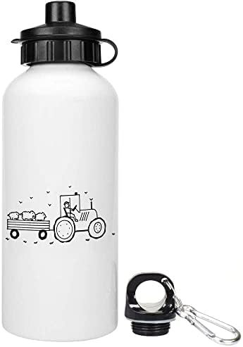 בקבוק מים/שתייה לשימוש חוזר של Azeeda 600 מל 'טרקטור מושך כבשים'