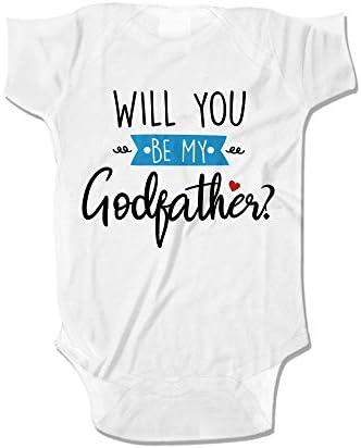 האם תהיה הסנדק שלי לתינוק גוף גוף חתיכה אחת או חולצת טריקו לפעוטות לטבילה