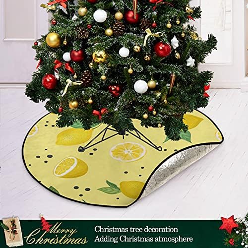 שיגואה עץ חג המולד מחצלת לימונים פירות דפוס צבעי עץ חג המולד עץ חג המולד מחצלת עץ חג המולד חג המולד חג המולד