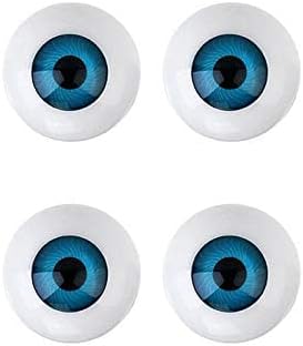 TVOIP 8 יחידות מסכת גלגל עין חלולה של אבזרי אימה של ליל כל הקדושים עיניים עיניים מפחידות מתאימות לתלבושת גולגולת מסכות