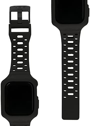UAG-AWL-RCHT-BK משולב להקת תיקים לסדרת Apple Watch 7-8, 1.8 אינץ ', RIP Curl Huntington Series, Black, Black, ワンサイズ