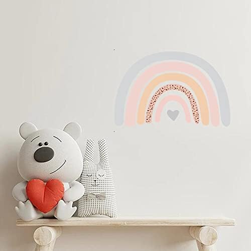 עצמי דבק חמוד קשת קיר מדבקה לילדים / בנות חדר, קליפת מקל קיר אמנות מדבקות קיר ציורי קיר עבור משתלת חדר תינוק