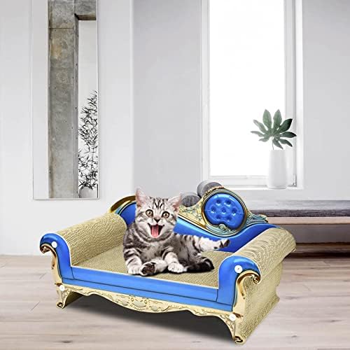 עבור חתול גרדן מיטת חתול ספה גלי נייר שריטות לוח שחיקה טופר חתול שריטה כרית עבור חתלתול להגן על שטיחים וספות,